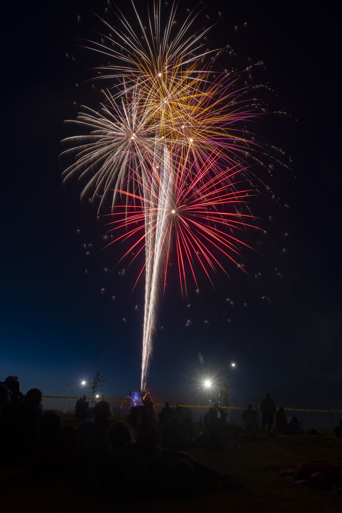 Fireworks over Twin Falls